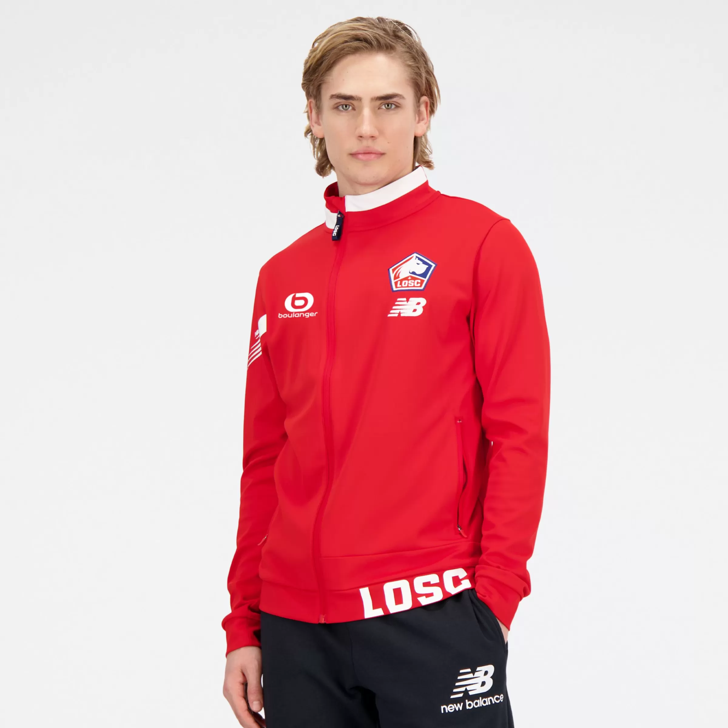 MEN New Balance Clothing | Men'sLille LOSC Pre-Game Jacket