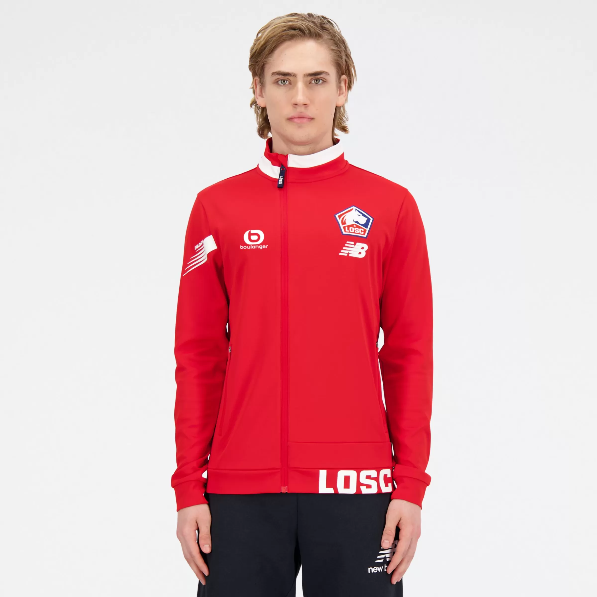 MEN New Balance Clothing | Men'sLille LOSC Pre-Game Jacket