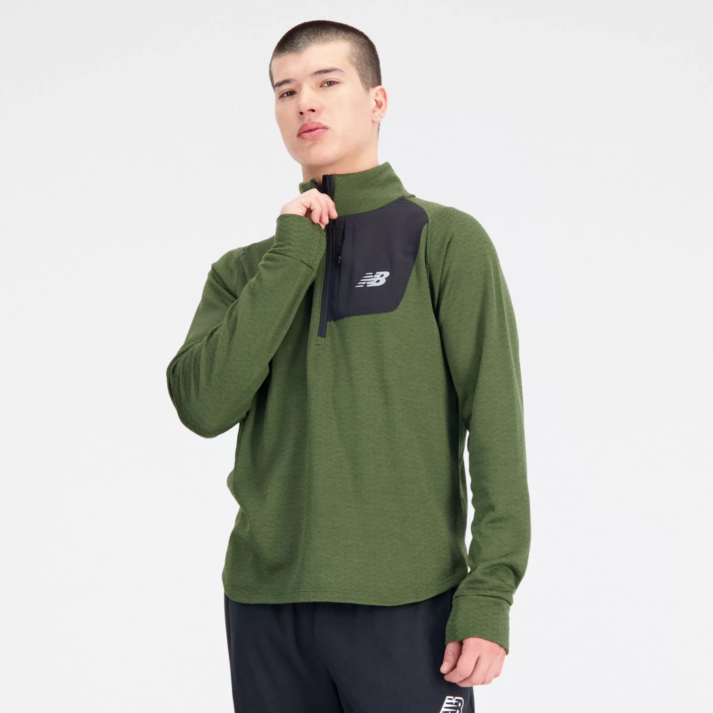 MEN New Balance Clothing | Men'sNB Heat Grid Half Zip