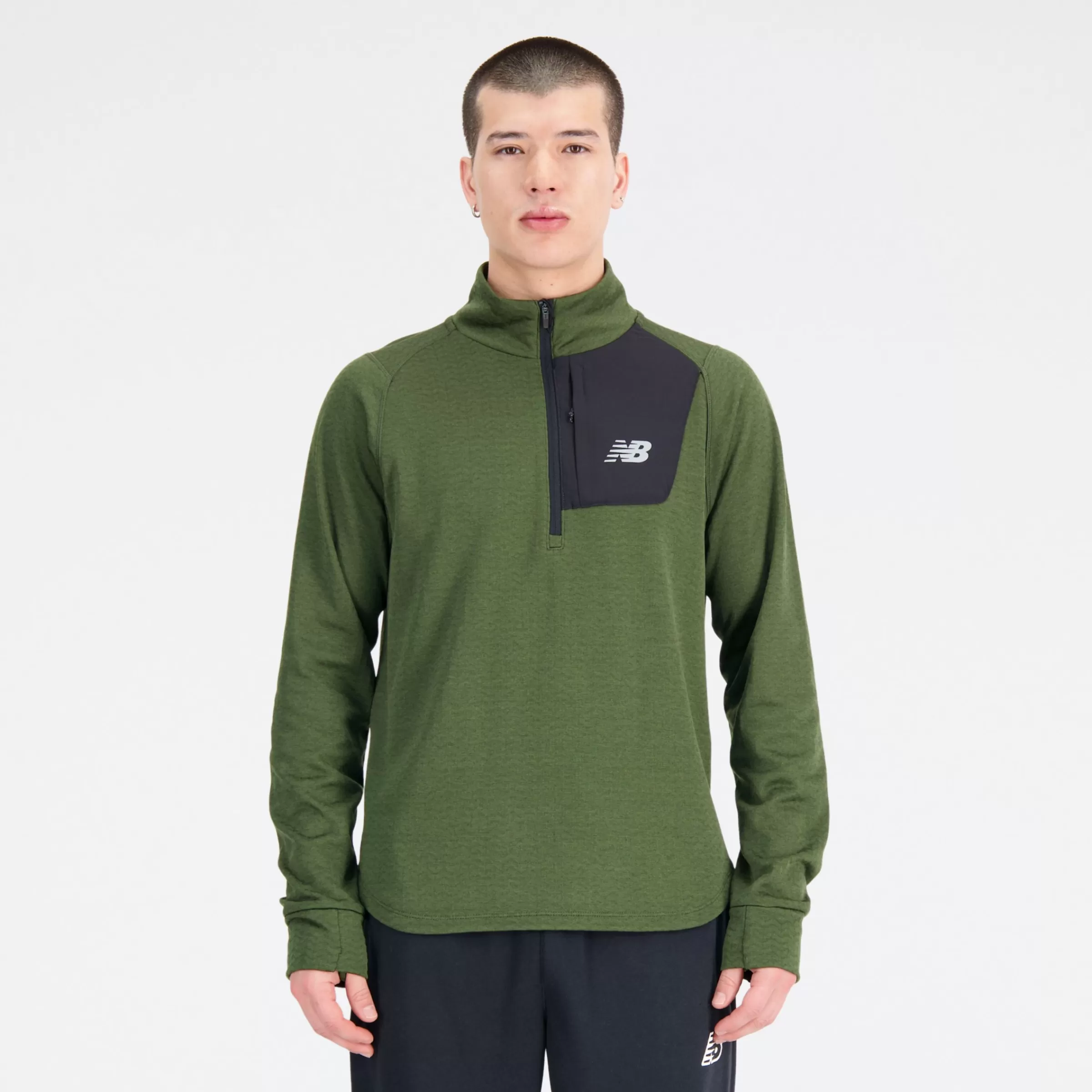 MEN New Balance Clothing | Men'sNB Heat Grid Half Zip