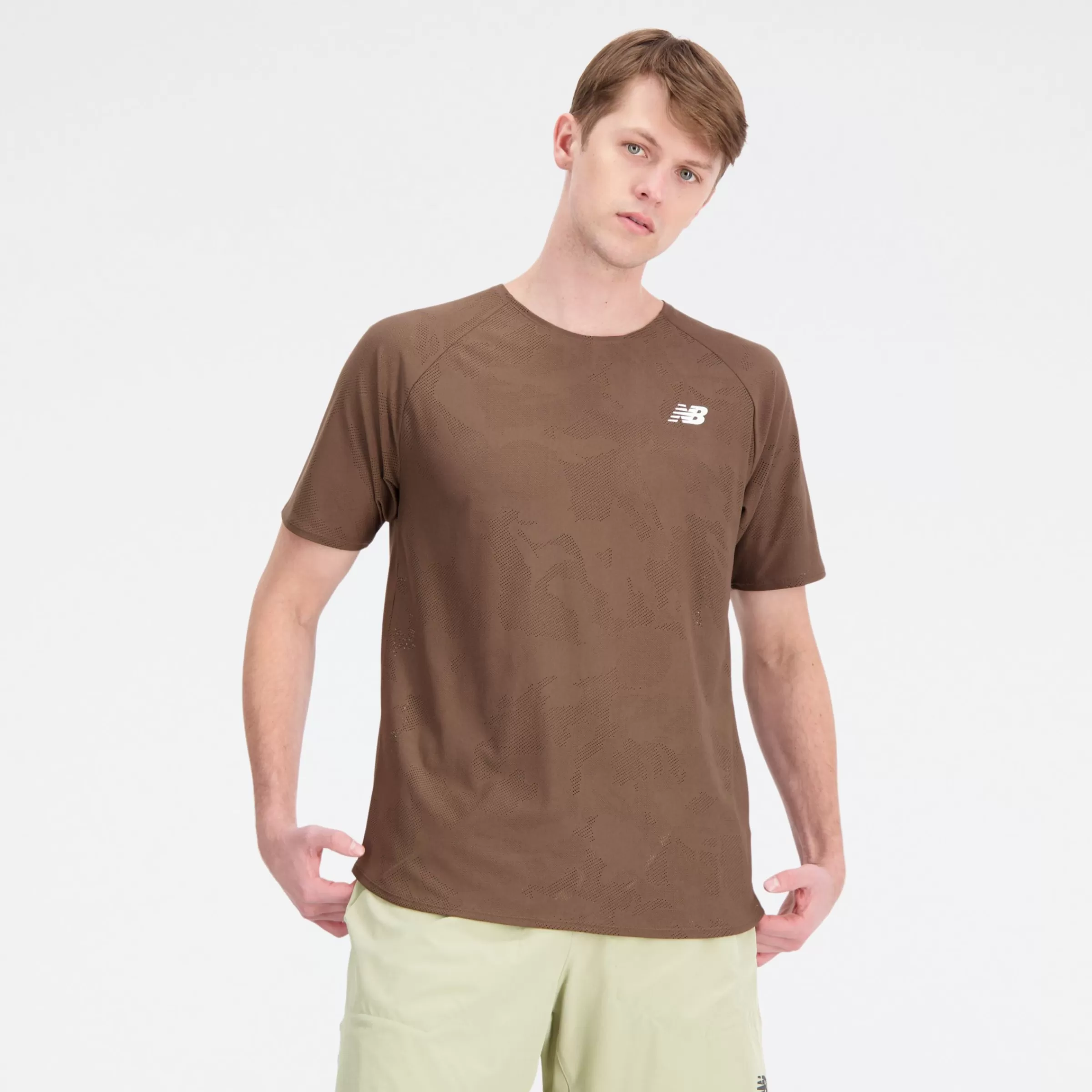 MEN New Balance Clothing | Men'sQ Speed Jacquard Short Sleeve