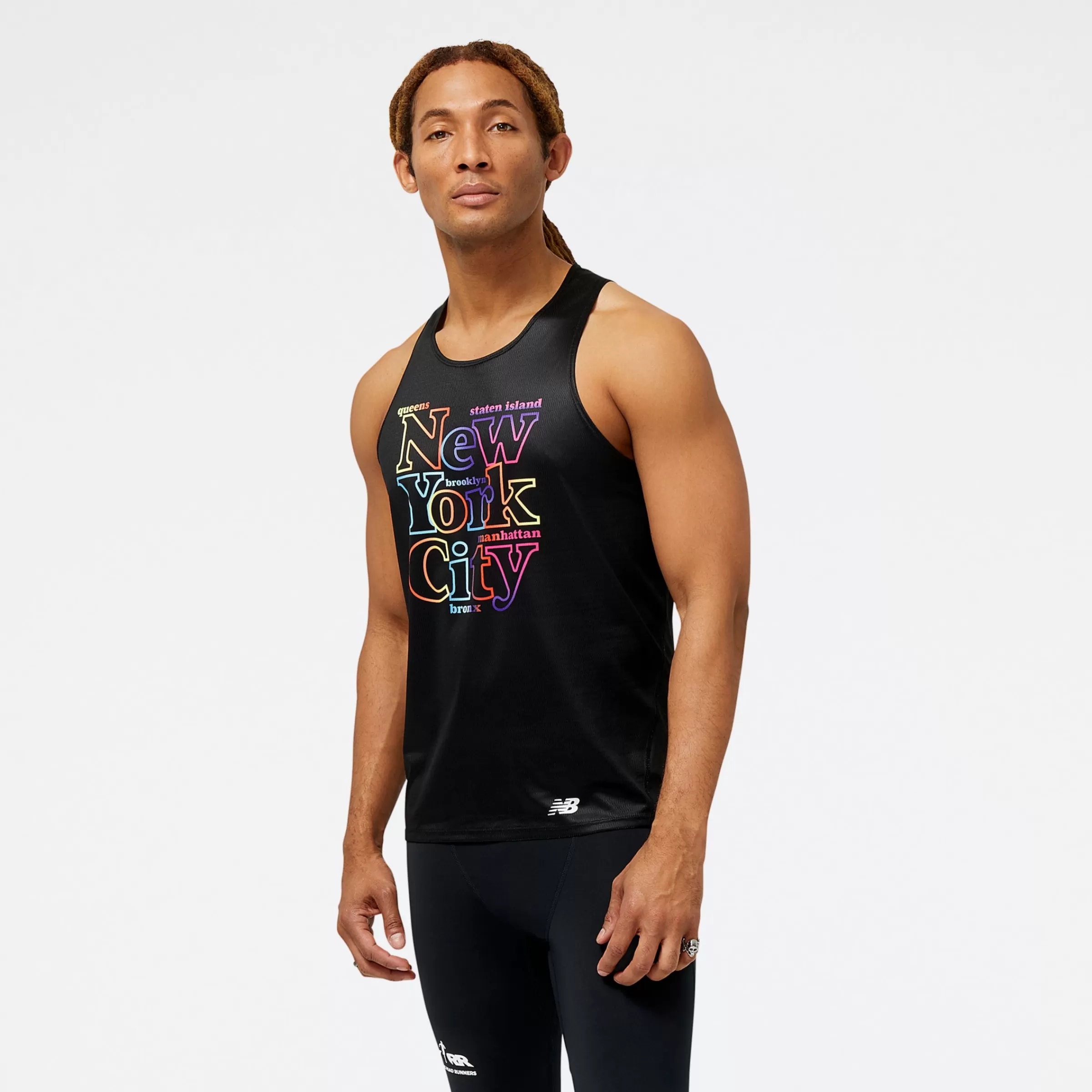 MEN New Balance Shirts | Men'sRun For Life Borough Singlet