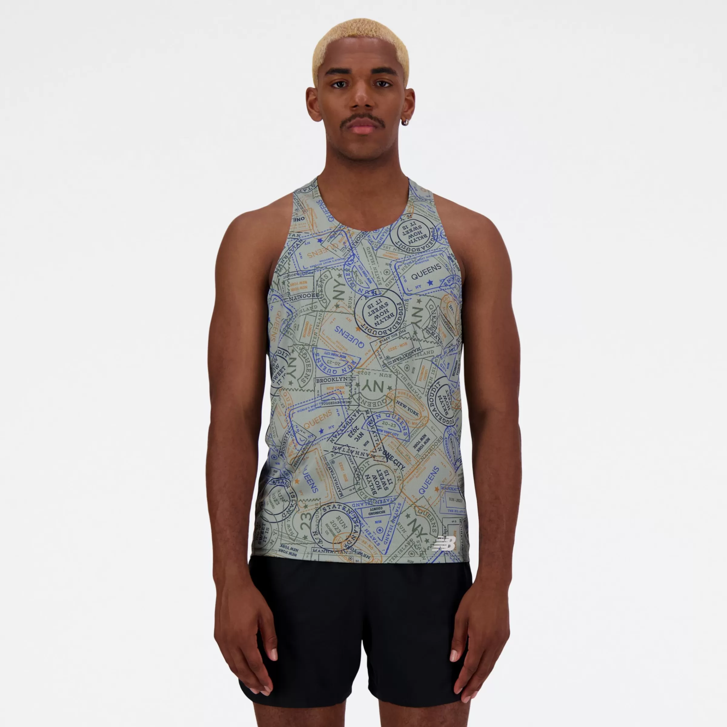 MEN New Balance Clothing | Men'sRun For Life Printed Singlet