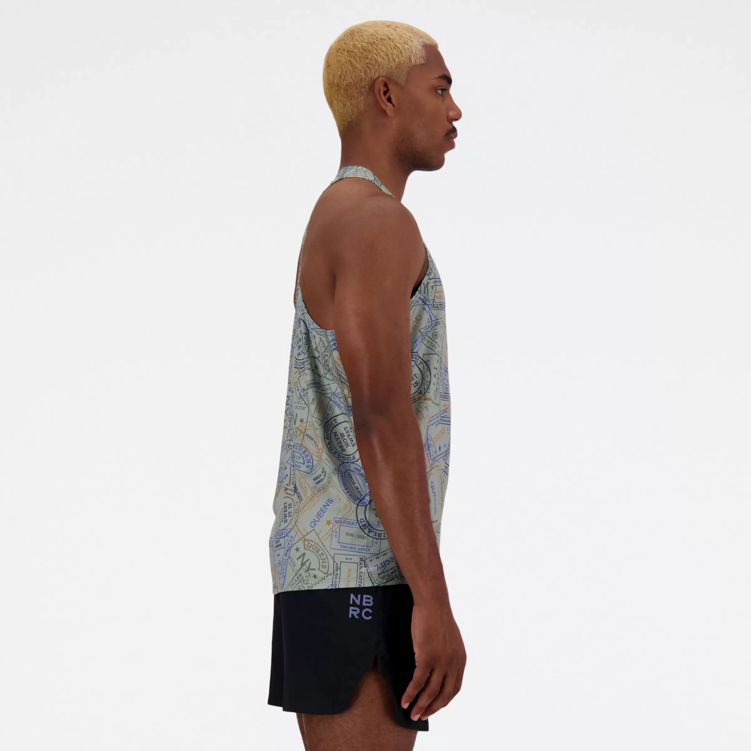 MEN New Balance Clothing | Men'sRun For Life Printed Singlet