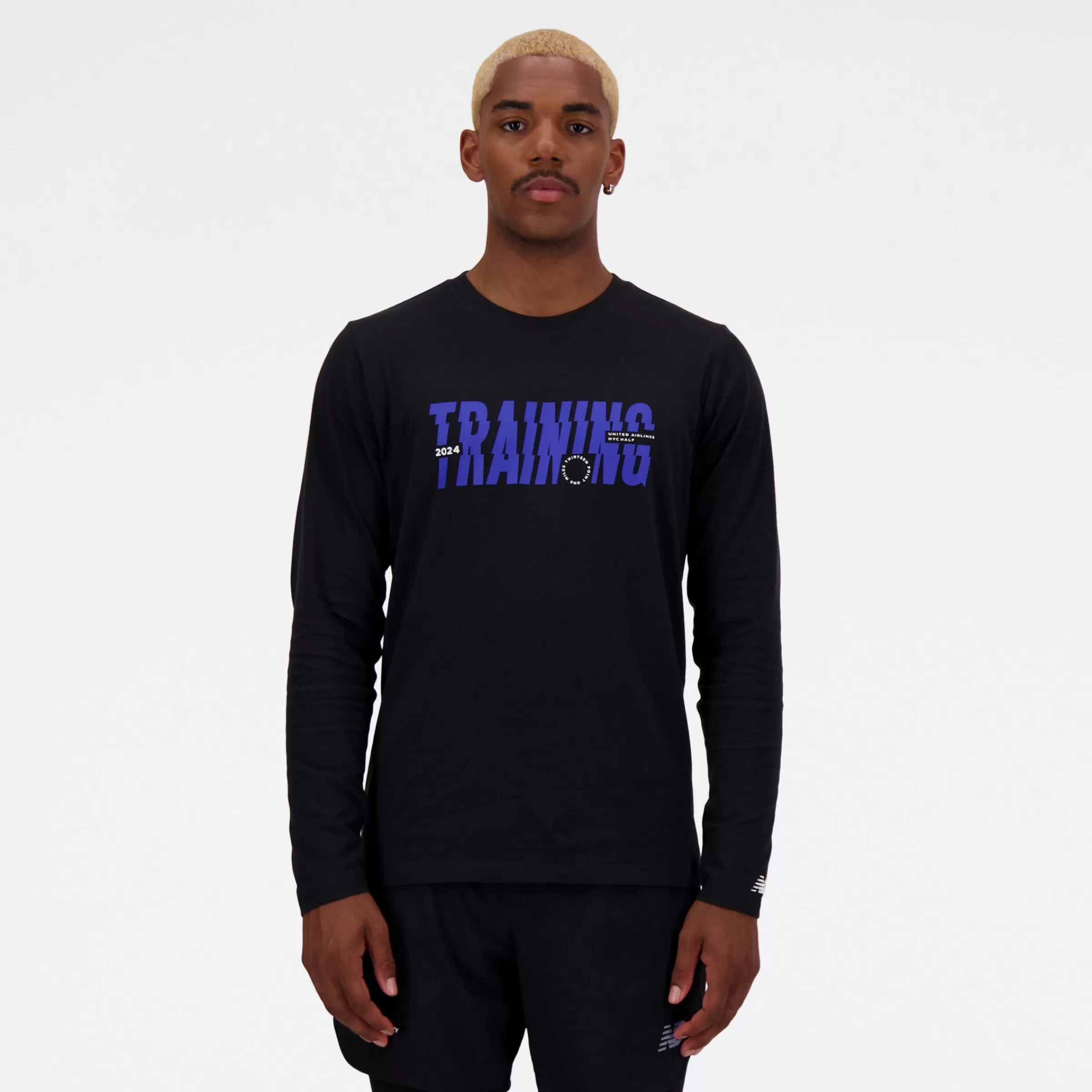 MEN New Balance Clothing | Men'sUnited Airlines NYC Half Training Graphic Long Sleeve