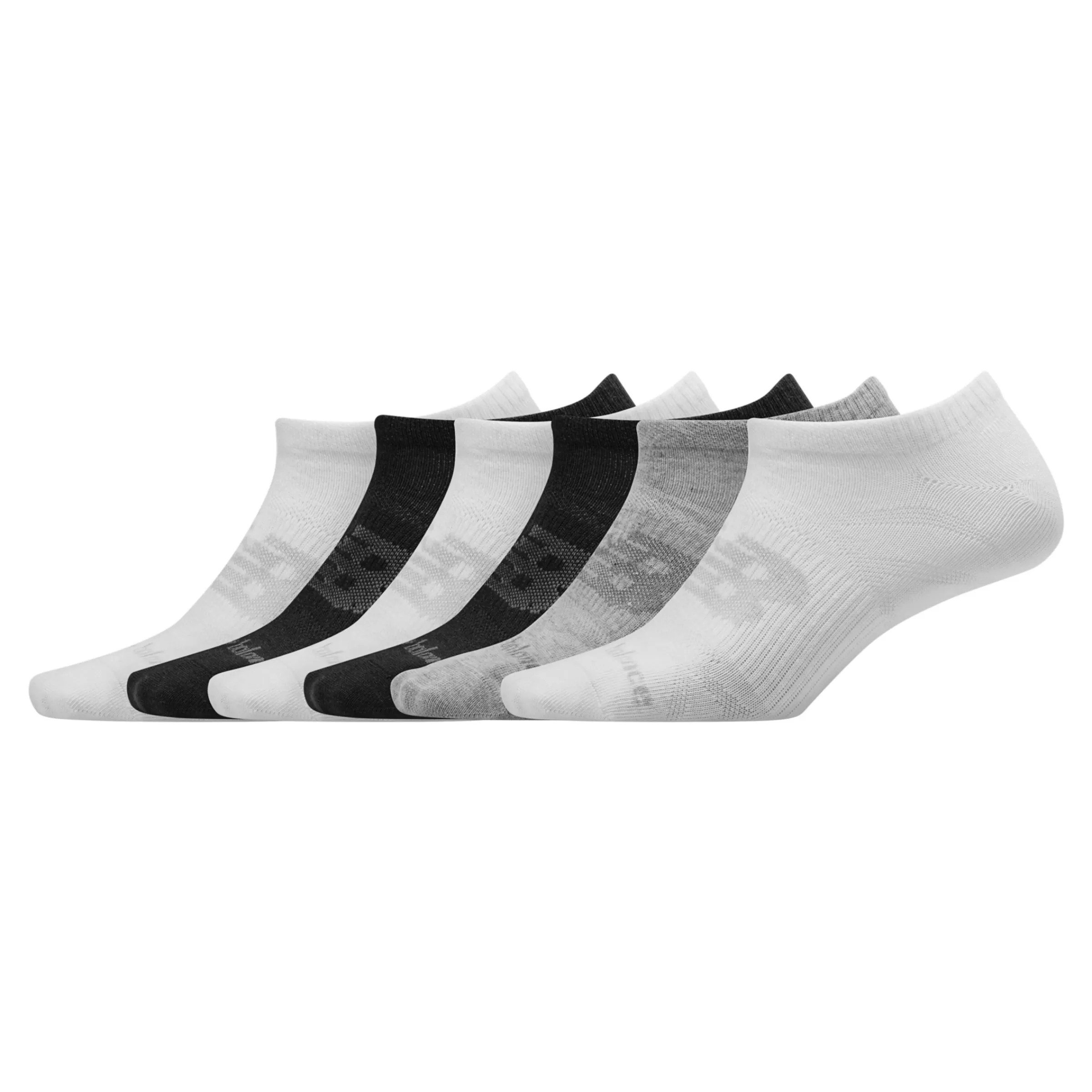 MEN New Balance Clothing | UnisexFlat Knit No Show Socks 6 Pack