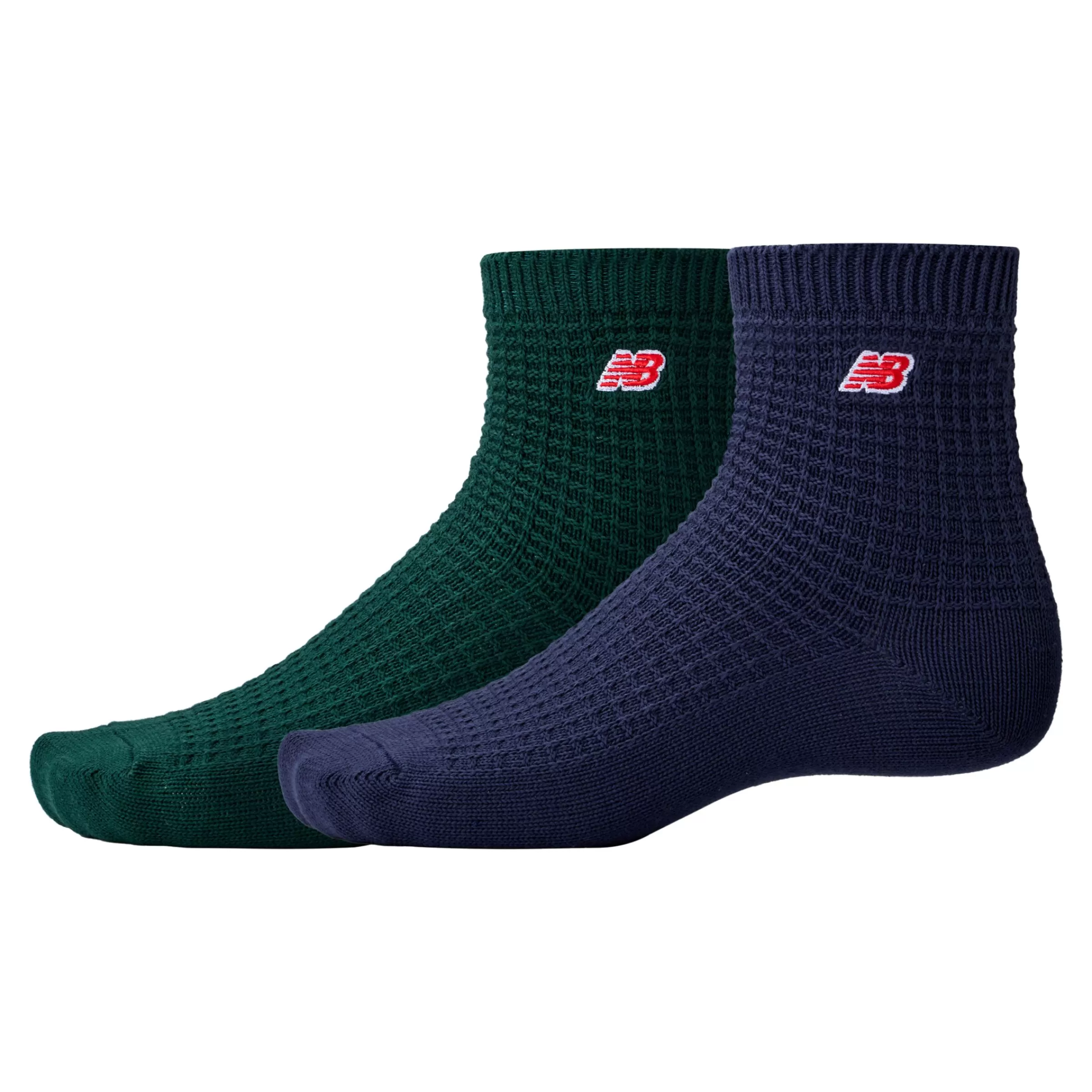 MEN New Balance | UnisexWaffle Knit Ankle Socks 2 Pack