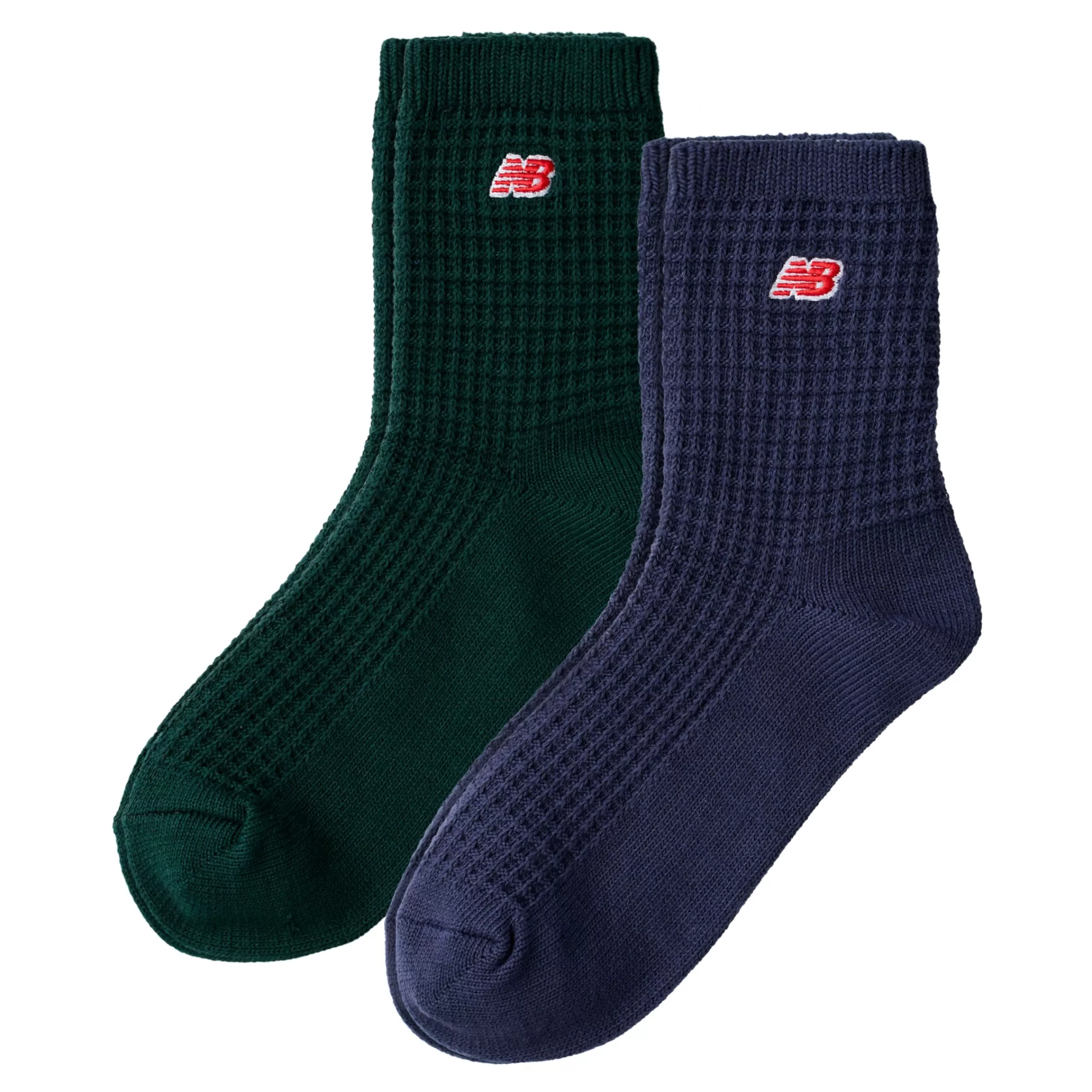 MEN New Balance | UnisexWaffle Knit Ankle Socks 2 Pack