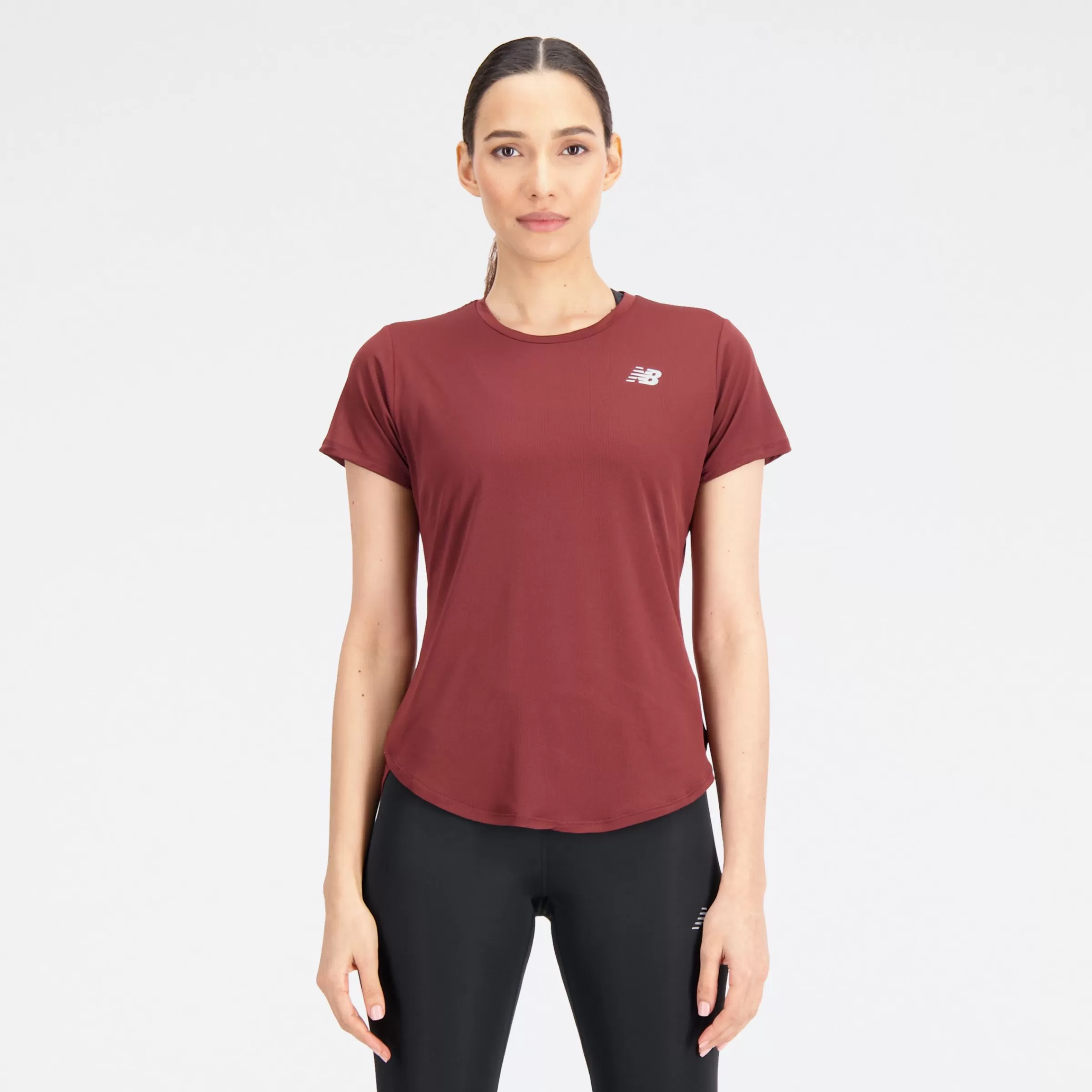 WOMEN New Balance Volleyball | Women'sAccelerate Short Sleeve Top