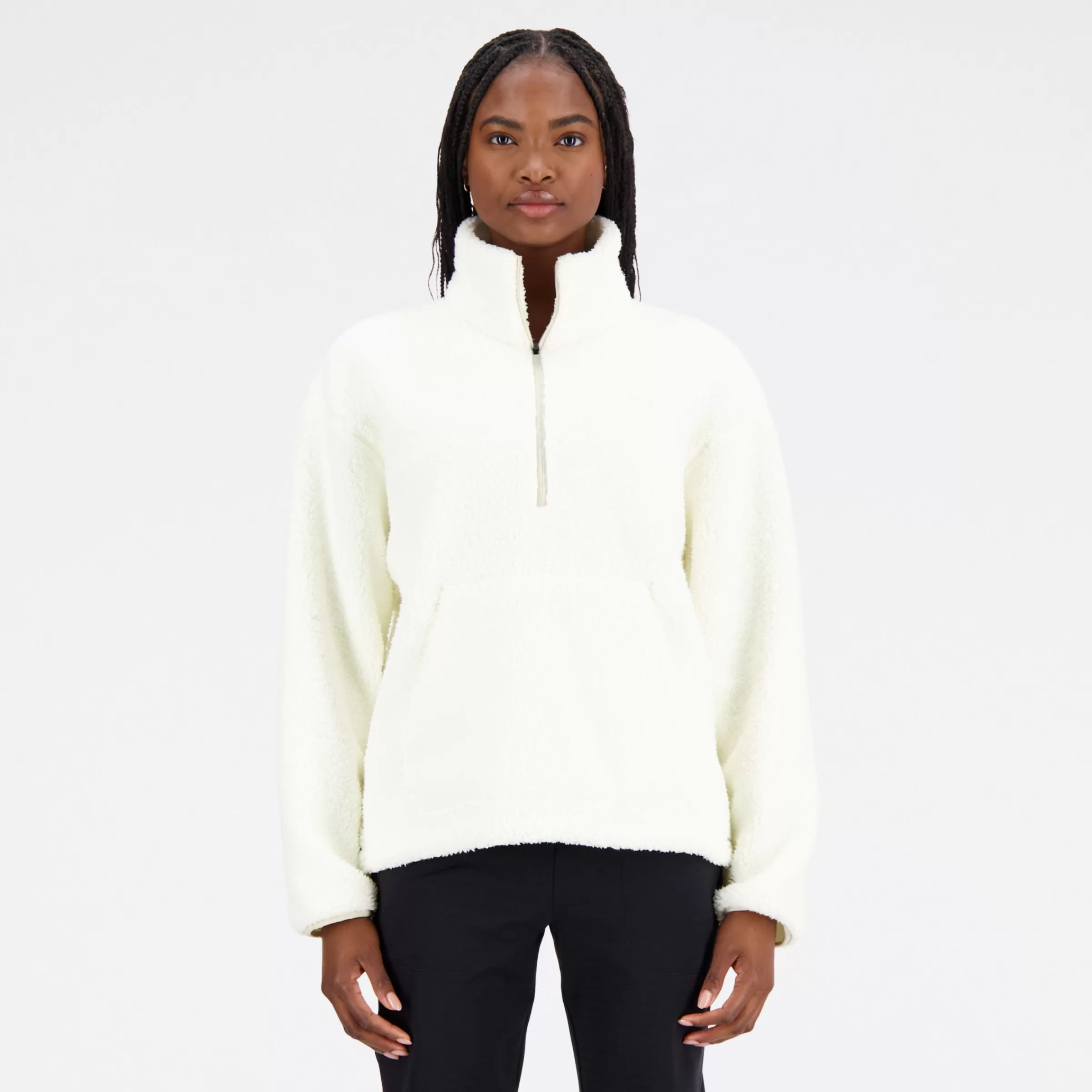 WOMEN New Balance Hoodies & Sweatshirts | Women'sAchiever Sherpa Pullover