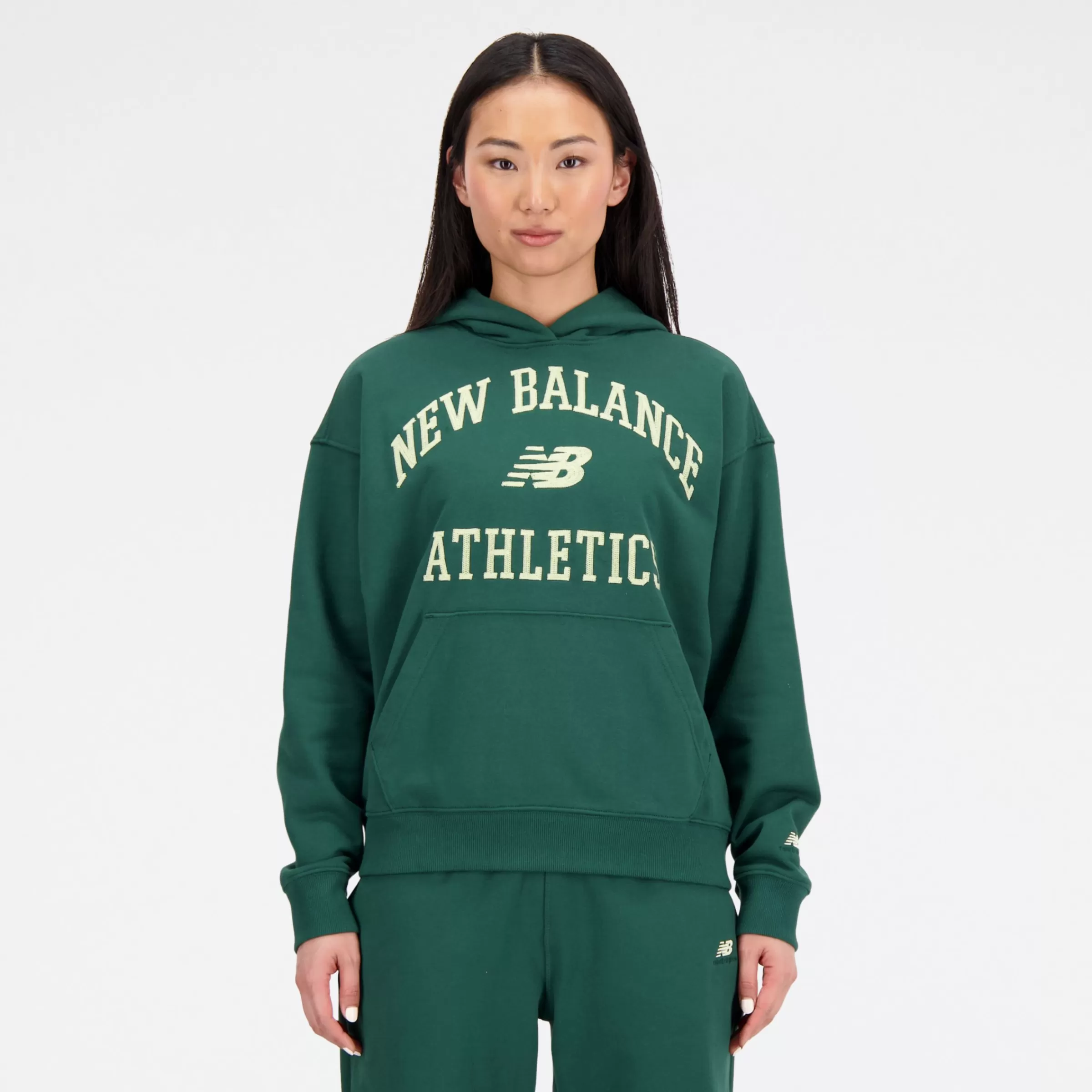 WOMEN New Balance Hoodies & Sweatshirts | Women'sAthletics Varsity Oversized Fleece Hoodie