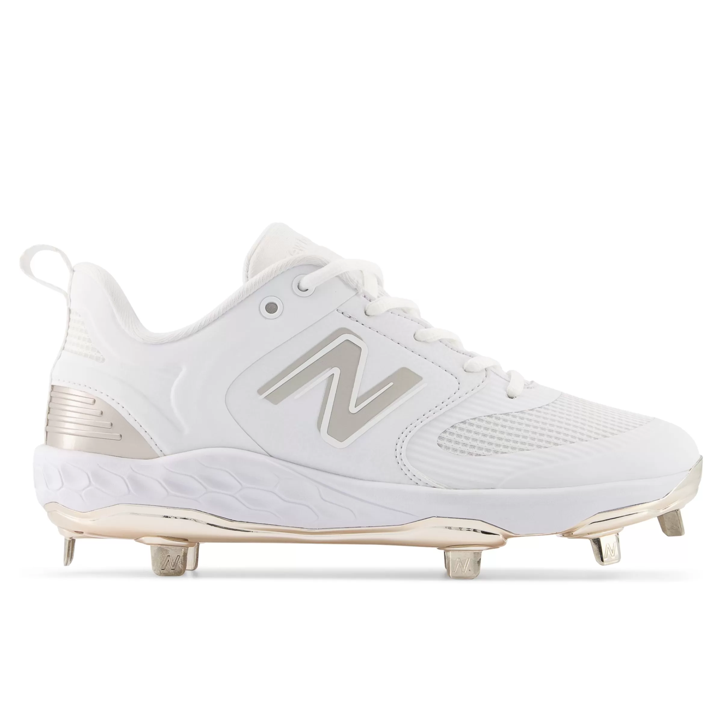 WOMEN New Balance Softball | Women'sFresh Foam X Velo v3 Champagne Metallic