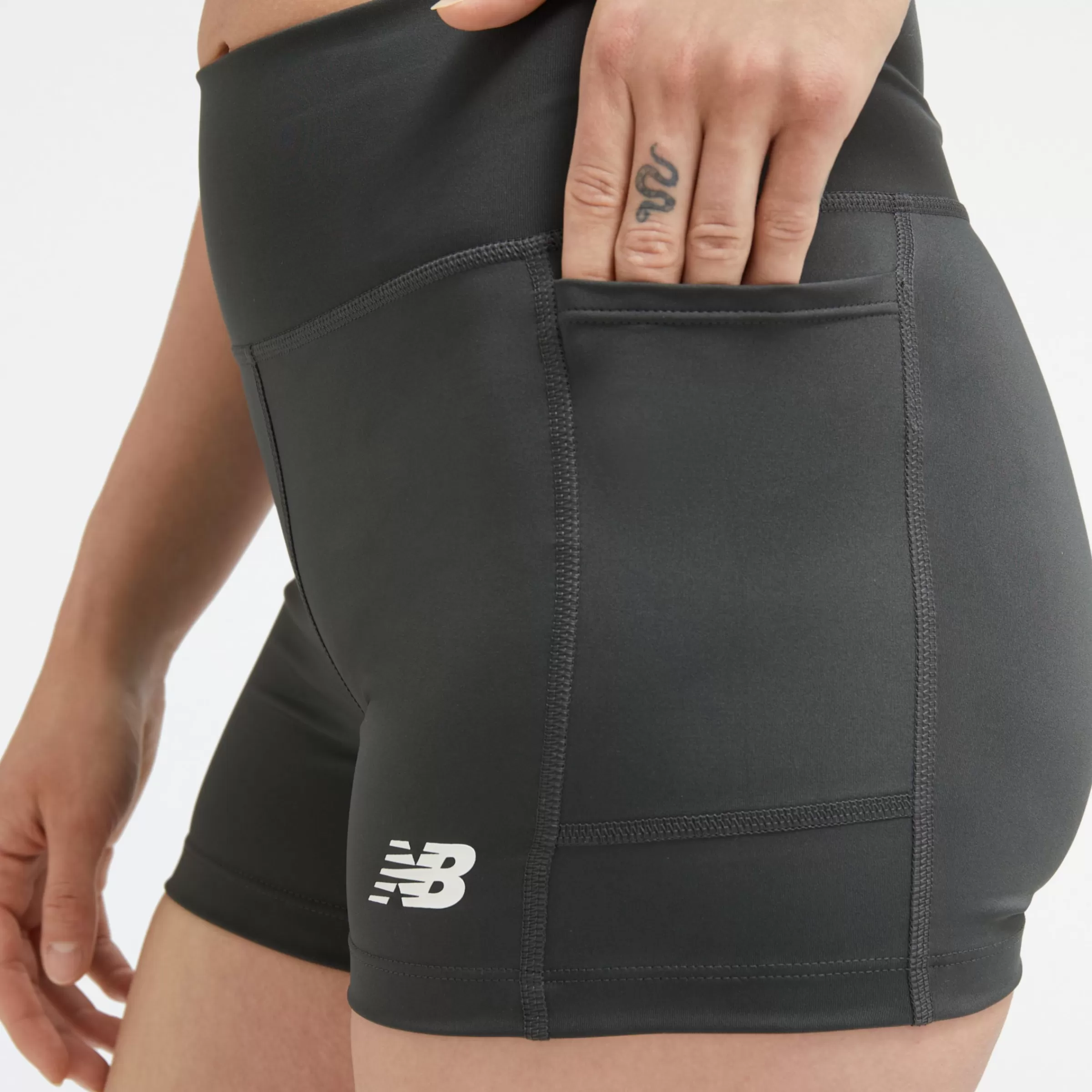 WOMEN New Balance Clothing | Women'sLinear Heritage Fitted Short