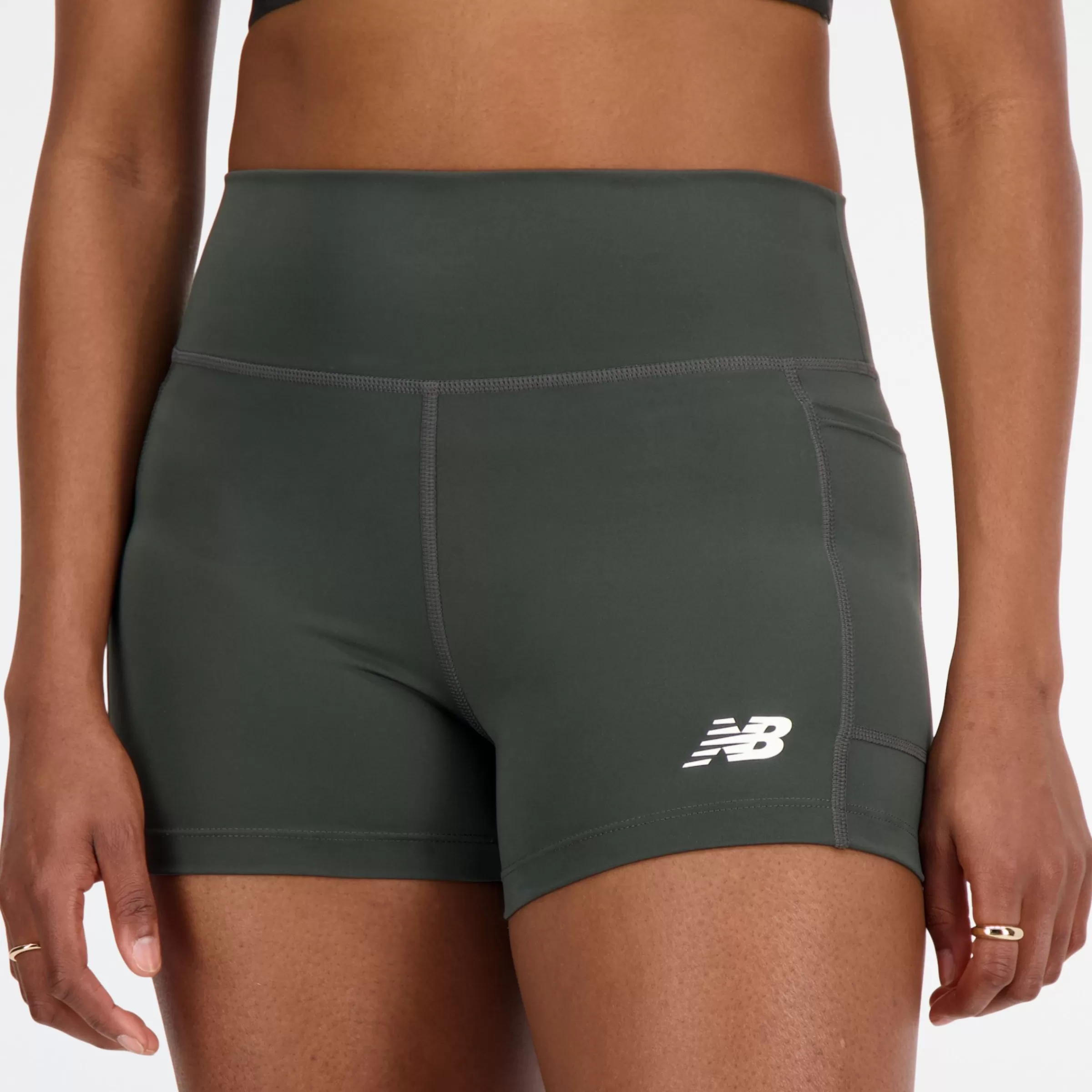 WOMEN New Balance Clothing | Women'sLinear Heritage Fitted Short