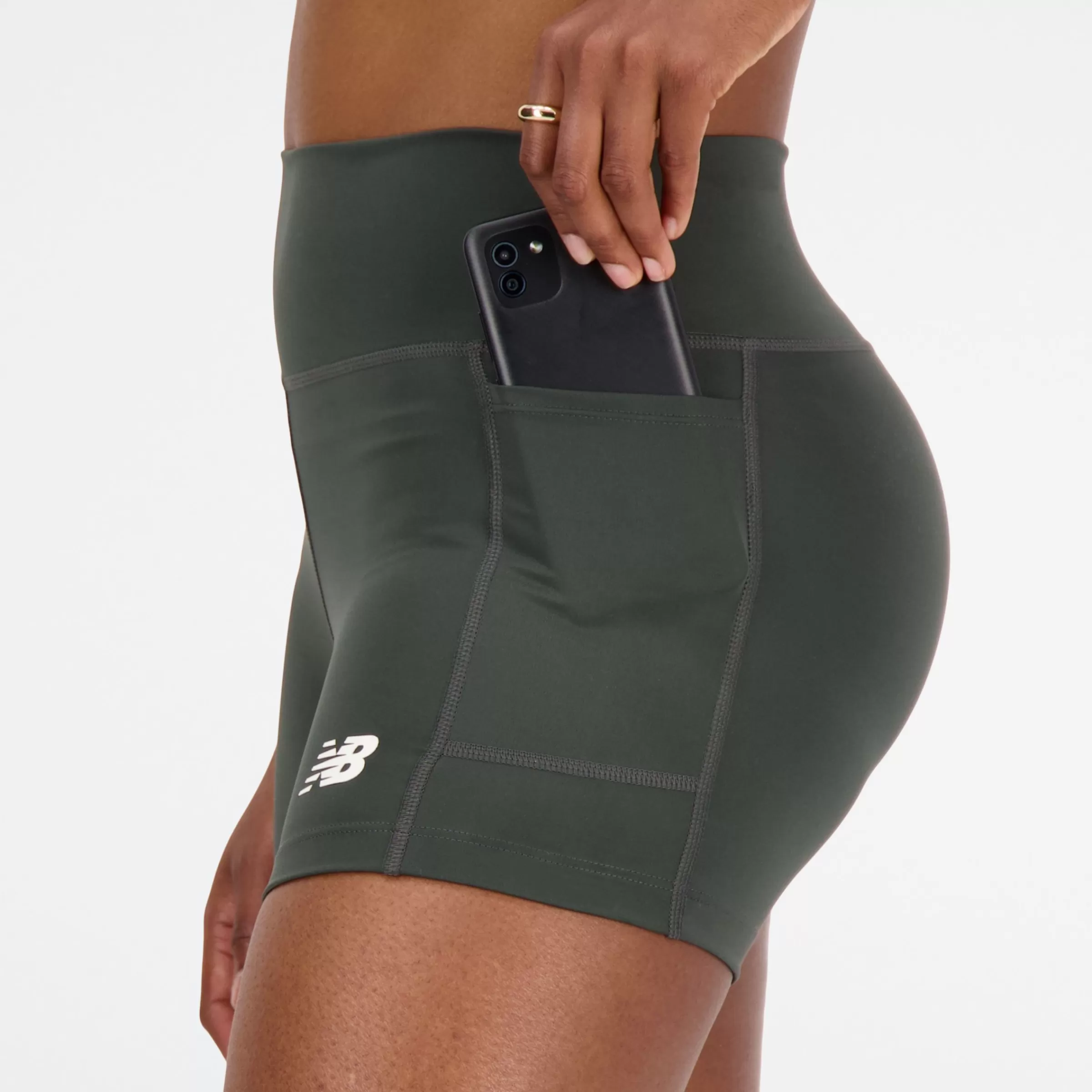 WOMEN New Balance Clothing | Women'sLinear Heritage Fitted Short