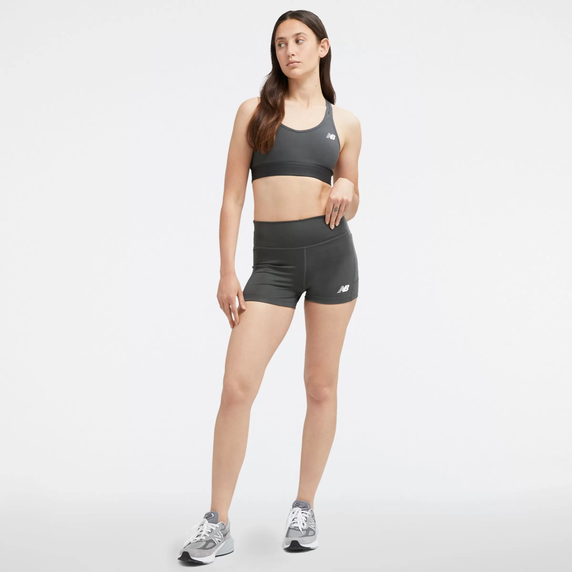 WOMEN New Balance Clothing | Women'sLinear Heritage Fitted Short