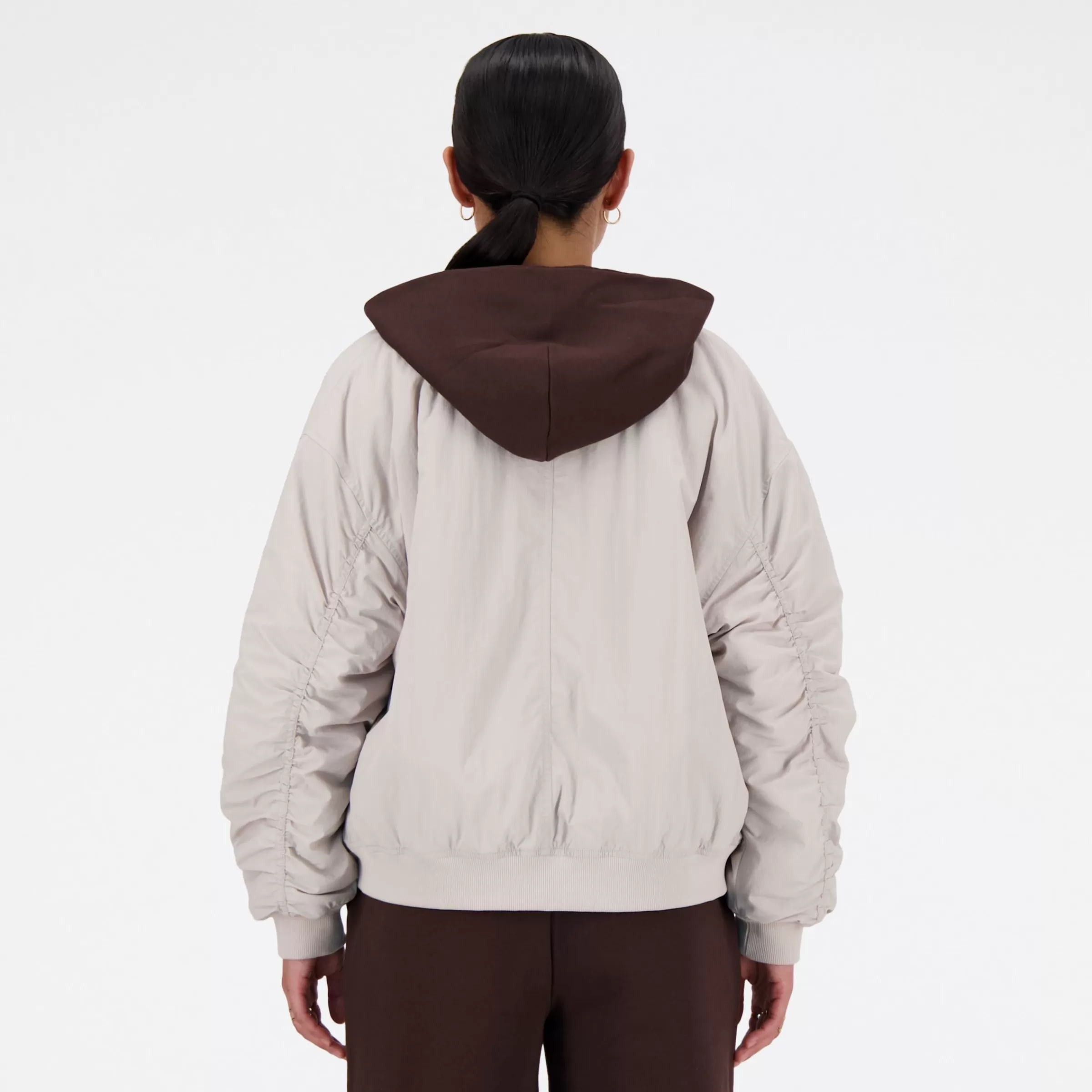 WOMEN New Balance Clothing | Women'sLinear Heritage Woven Bomber Jacket