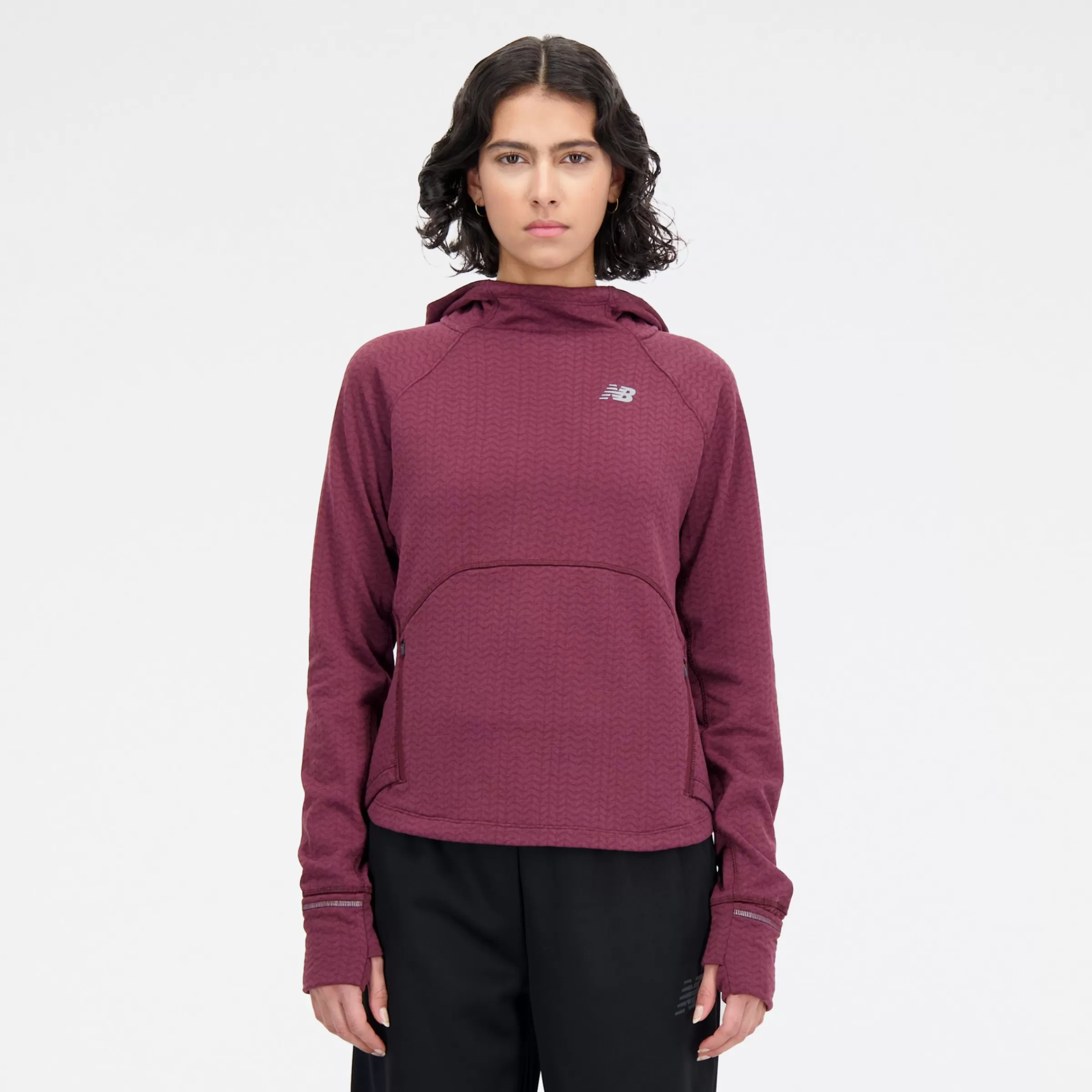 WOMEN New Balance Clothing | Women'sNB Heat Grid Hoodie Pullover