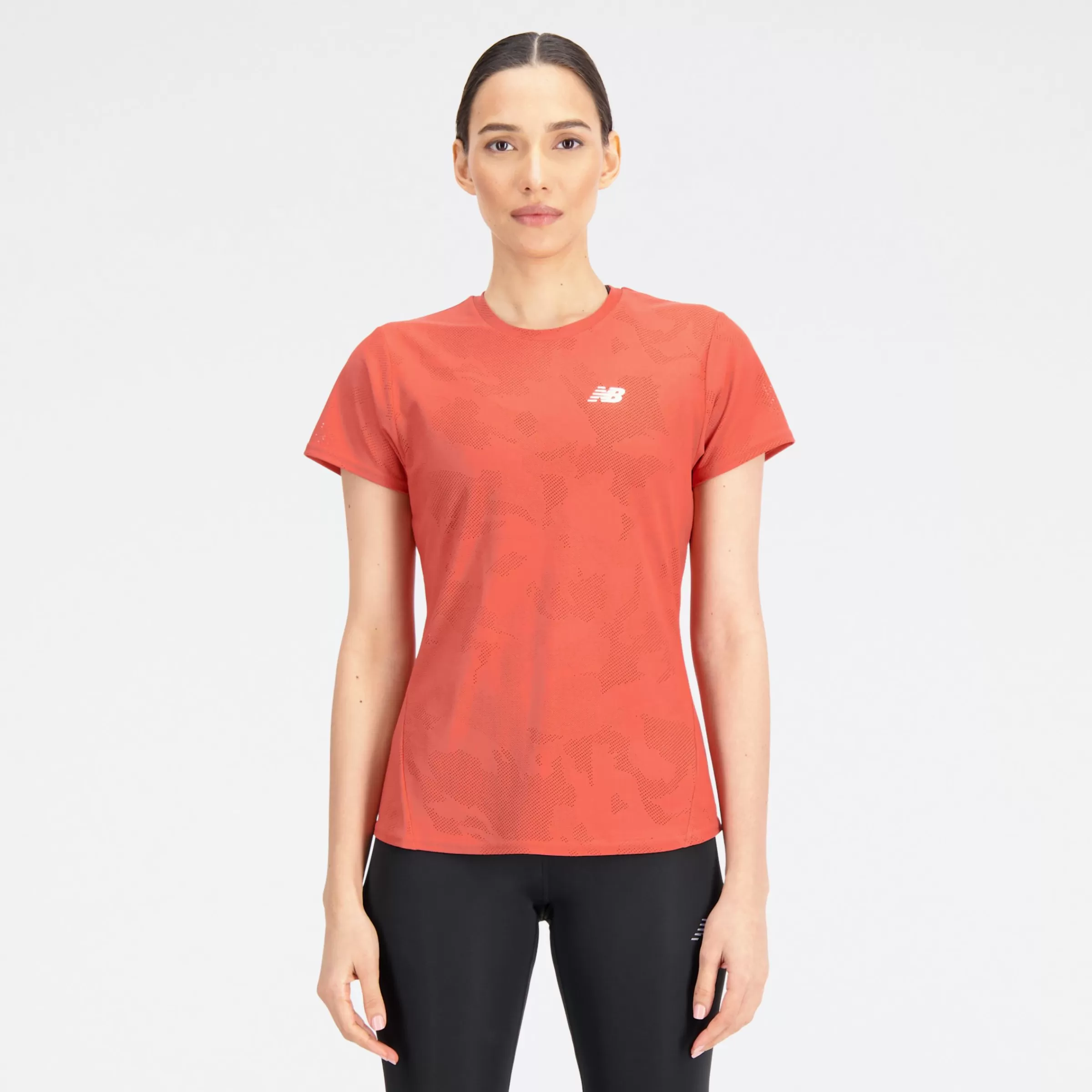 WOMEN New Balance Clothing | Women'sQ Speed Jacquard Short Sleeve