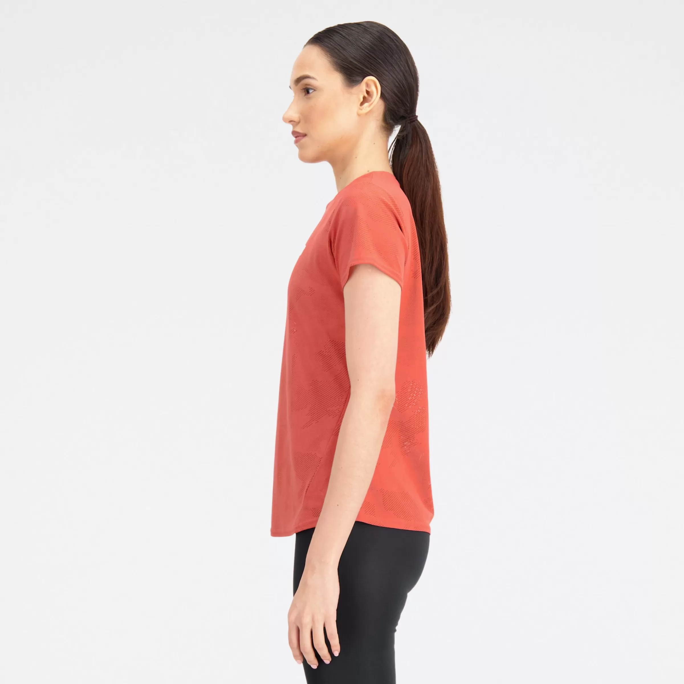 WOMEN New Balance Clothing | Women'sQ Speed Jacquard Short Sleeve